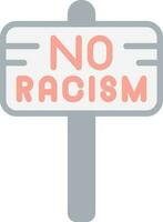No Racism Vector Icon Design