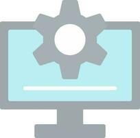 Monitor Vector Icon Design