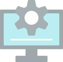 Monitor Vector Icon Design