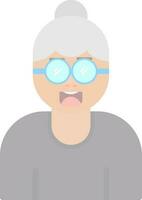 diseño de icono de vector de abuela