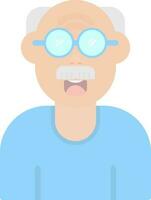Old Man Vector Icon Design