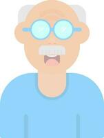 Old Man Vector Icon Design