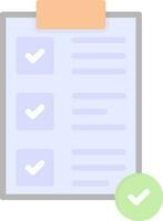 Completed Task Vector Icon Design