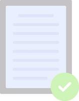 Checked Vector Icon Design