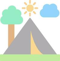 Tent Vector Icon Design