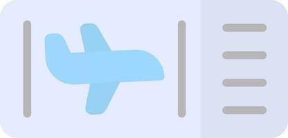 Plane Ticket Vector Icon Design