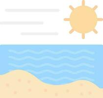 Beach Vector Icon Design