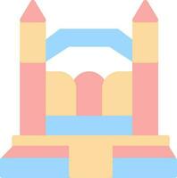 Bouncy Castle Vector Icon Design