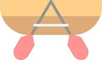 Canoeing Vector Icon Design
