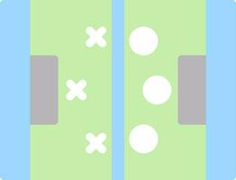 Hockey Field Vector Icon Design