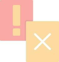Penalty Card Vector Icon Design