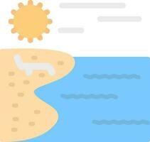 Beach Vector Icon Design