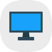 diseño de icono de vector de pantalla de monitor