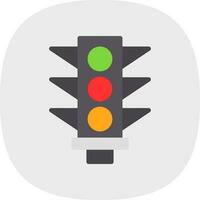 Traffic Signal Vector Icon Design