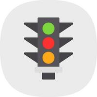 Traffic Signal Vector Icon Design