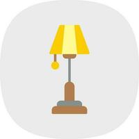 Floor Lamp Vector Icon Design