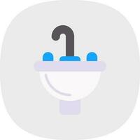 Wash Basin Vector Icon Design