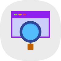 Searching Vector Icon Design