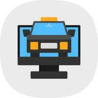 diseño de icono de vector de taxi