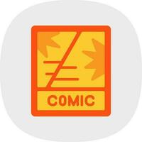 Comic Book Vector Icon Design