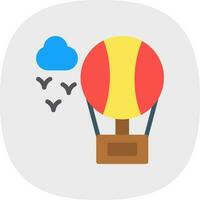 Air Balloon Vector Icon Design