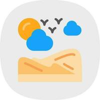Desert Vector Icon Design