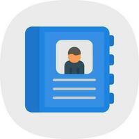Authobiography Vector Icon Design