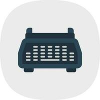 Typewriter Vector Icon Design