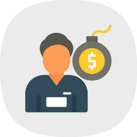 Debt Vector Icon Design