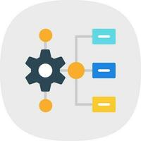 Workflow Vector Icon Design