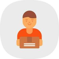 Deliveryman Vector Icon Design