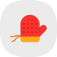 Oven Mitts Vector Icon Design