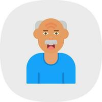 Elderly Vector Icon Design