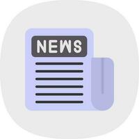 Newspaper Vector Icon Design