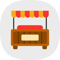 Food Stall Vector Icon Design