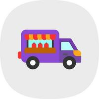 Food Truck Vector Icon Design