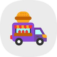 Food Truck Vector Icon Design