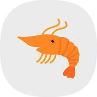 Shrimp Vector Icon Design