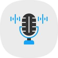 Voice Recorder Vector Icon Design