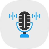 Voice Recorder Vector Icon Design