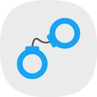 Handcuffs Vector Icon Design