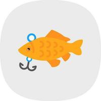 diseño de icono de vector de cebos de pesca