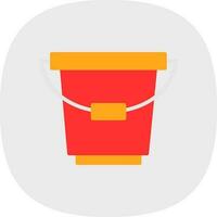 Bucket Vector Icon Design