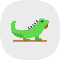 diseño de icono de vector de iguana