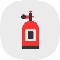 Oxygen Tank Vector Icon Design