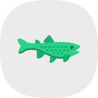 Trout Vector Icon Design