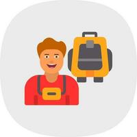 Tourist Vector Icon Design