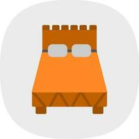Bed Vector Icon Design