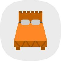 Bed Vector Icon Design