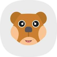 diseño de icono de vector de oso